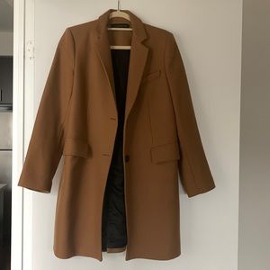 Zara Caramel Wool Coat - Size M